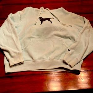 The Black Dog Kids size large mint green hoodie